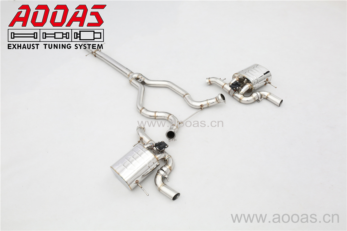 Land Rover 20 Range Rover 3.0T inline six cylinder   Valvtronic Catback Outgassing a hole in each side